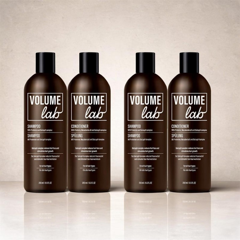 VOLUME LAB sada – 2× šampón & 2× kondicionér